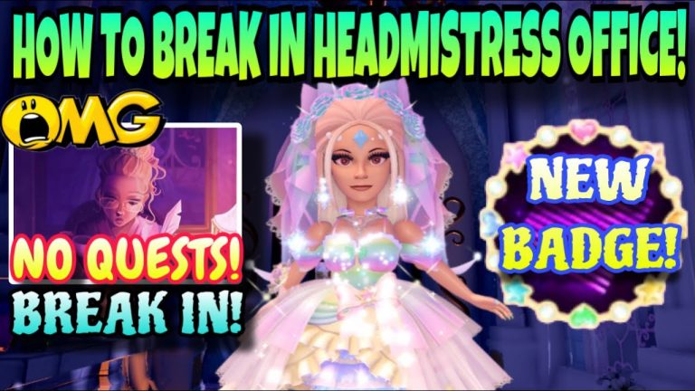 HOW TO BREAK IN THE HEADMISTRESS OFFICE CAMPUS 3 ROYALE HIGH! NEW SCHOOL MAZE!#roblox #royalehigh