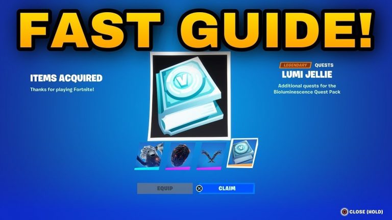 How To COMPLETE ALL BIOLUMINESCENCE LUMI JELLIE QUESTS CHALLENGES in Fortnite! (Quests Pack Guide)