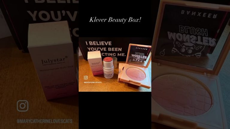 KLEVER BEAUTY BOX! #shorts #kleverbeautybox #indiemakeup