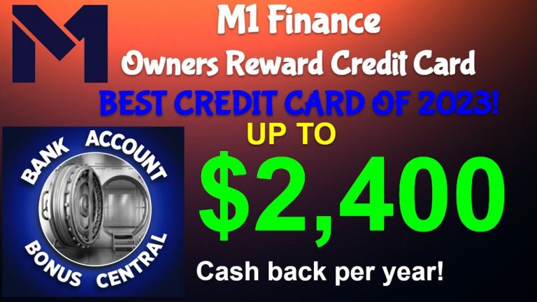 M1 Owners Credit Card Up to $2,400 in Cash Back PER YEAR! BEST CASH BACK CREDIT CARD OF 2023!