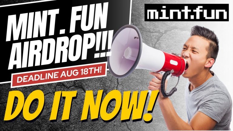 MINTFUN – DO IT FAST! ONLY 7 DAYS LEFT!