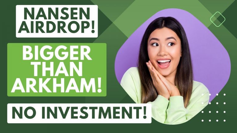 Nansen Airdrop! Bigger than Arkham! Don’t Miss This One!