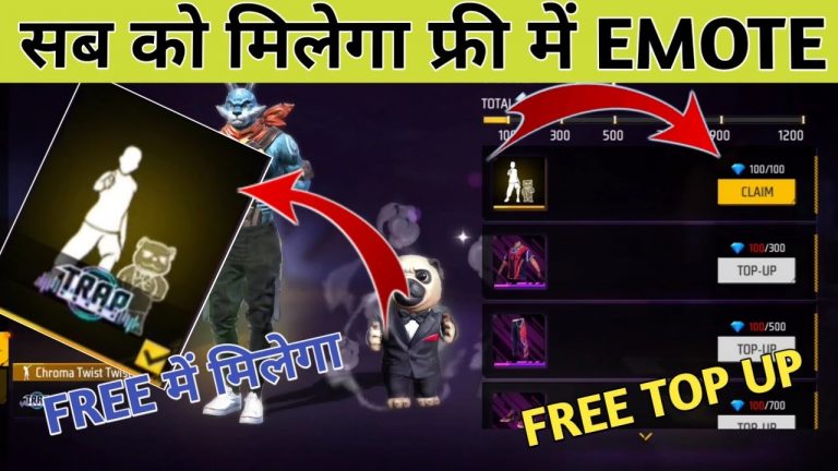 New Twist Top Up Event Free Fire Twist Emote Top Up Event ! Free Fire New Event 2023