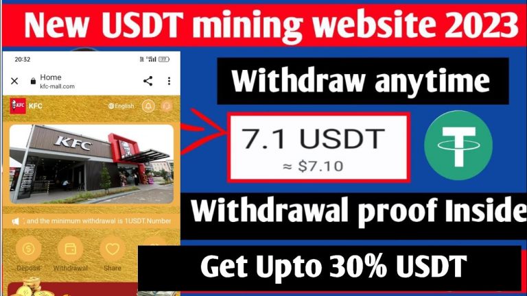 New USDT mining site 2023 | Latest TRX/USDT mining site| Refer and earn more usdt