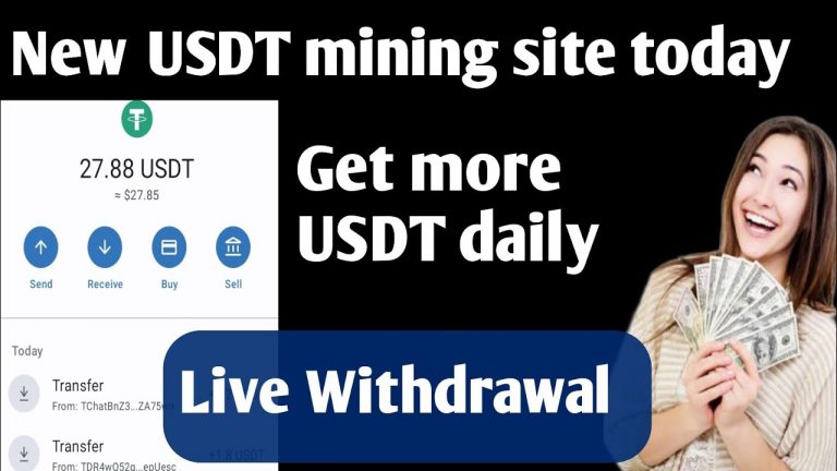 New USDT mining site today | Best USDT earning platform | Refer and earn more income