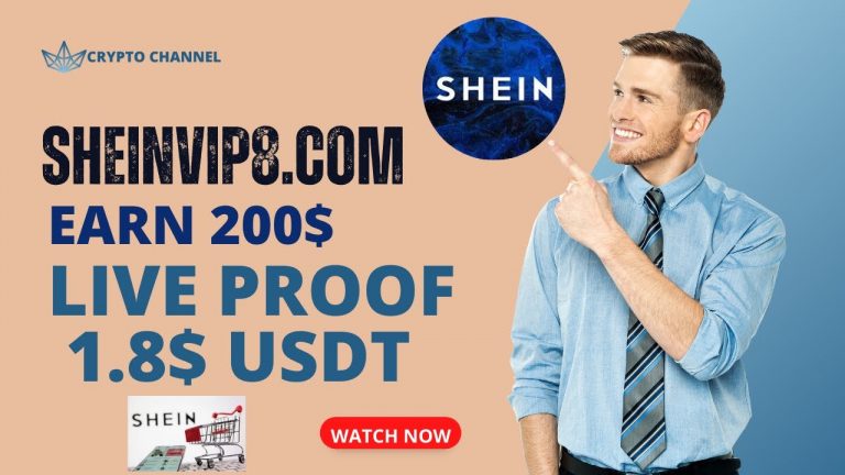 SHEINVIP8 – REGISTER GIFT 200 USDT – BEST USDT PLATFORM – DAILY 1.8$ LIVE PROOF