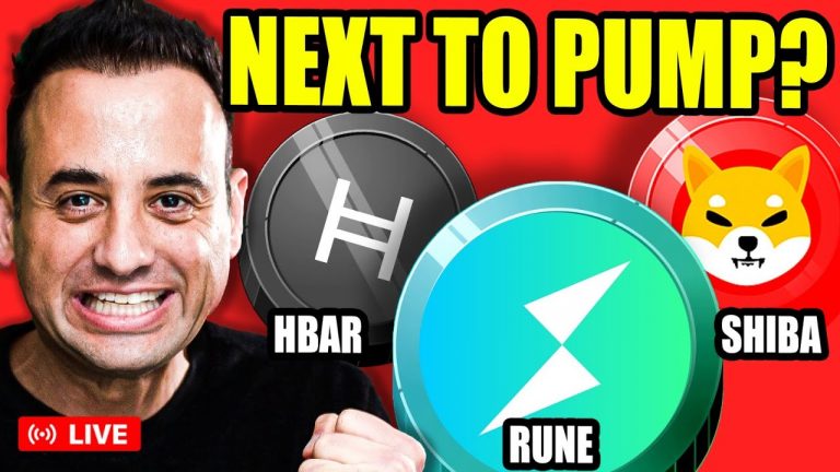 SHIBA, HBAR And RUNE Are PUMPING! (What Altcoins Are NEXT?)