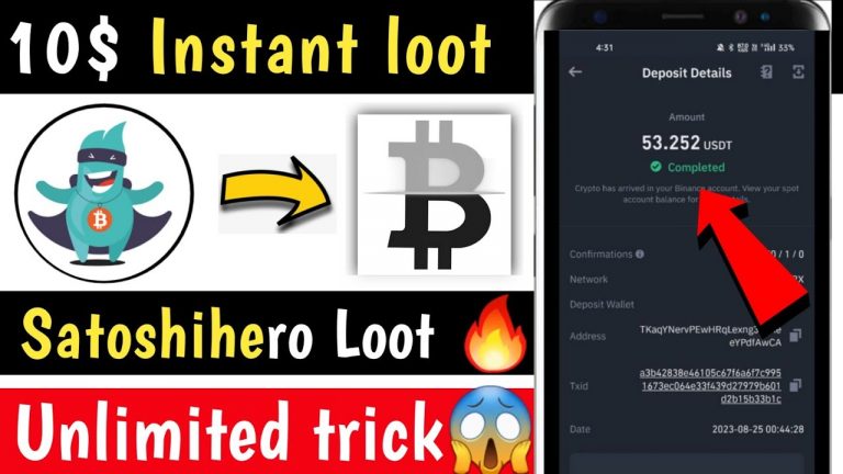 Satoshihero Unlimited Refer Bypass Instant Withdrawal Loot | Satoshihero Unlimited trick