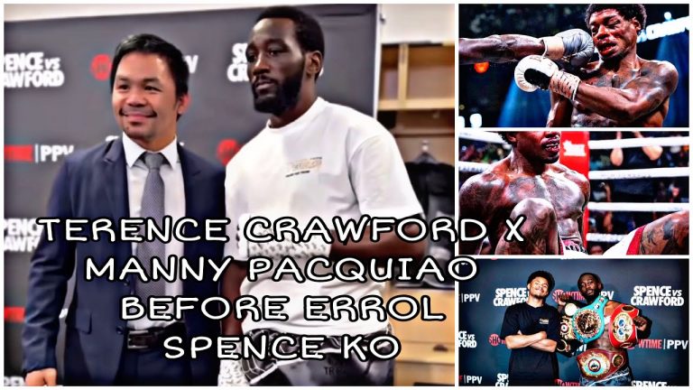 TERENCE CRAWFORD CHILLS WITH MANNY PACQUIAO, EMINEM , LISTEN TO BOOSIE BEST TIME BEFORE KO SPENCE