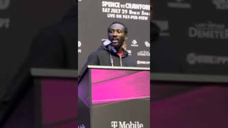 TERENCE CRAWFORD KEPT HIS WORD ABOUT GETTING ACTIVE AND SUFFOCATING THE BIG FISH ERROL SPENCE JR