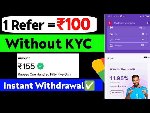 1Refer = 100 | Refer And Earn App Today | Refer And Earn App || Best Refer Earn App ||