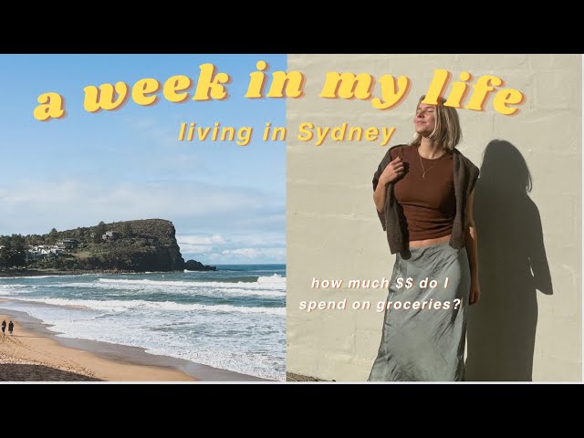 A week in my life living in Sydney, Australia | How much $$ I spend on groceries!