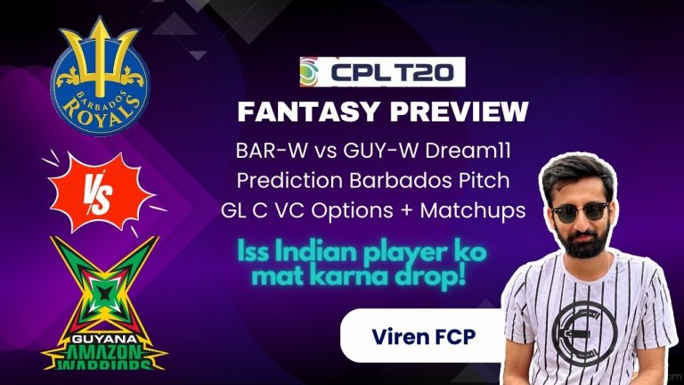 BR W vs GUY W Dream11 Prediction, BAR W vs GY W, BR W vs GUY W Dream11 Team