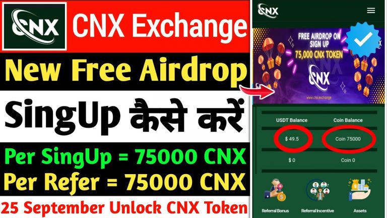 CNX Exchange | CNX Exchange Free Airdrop | Instant Claim 60$ CNX Token | CNX Exchange Airdrop