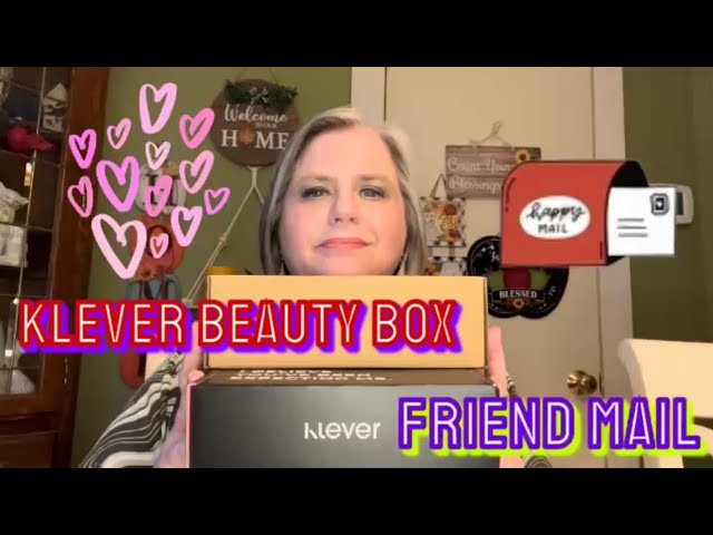 FRIEND MAIL from Misty & Janet another Klever Beauty Box | CATS1 for 10% off