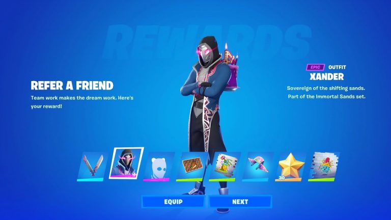 Fortnite Accidentally granted players Free Xander Skin ! refer a friend 2.0 fortnite