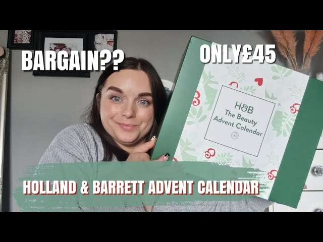 HOLLAND AND BARRETT ADVENT CALENDAR UNBOXING 2023|IM SHOCKED!!