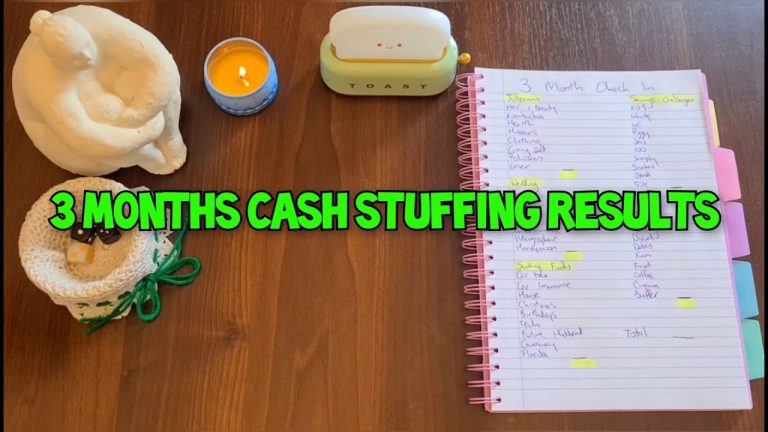 I TRIED CASH STUFFING FOR 3 MONTHS AND I AM AMAZED AT THE RESULTS! 3 MONTH CHECK IN