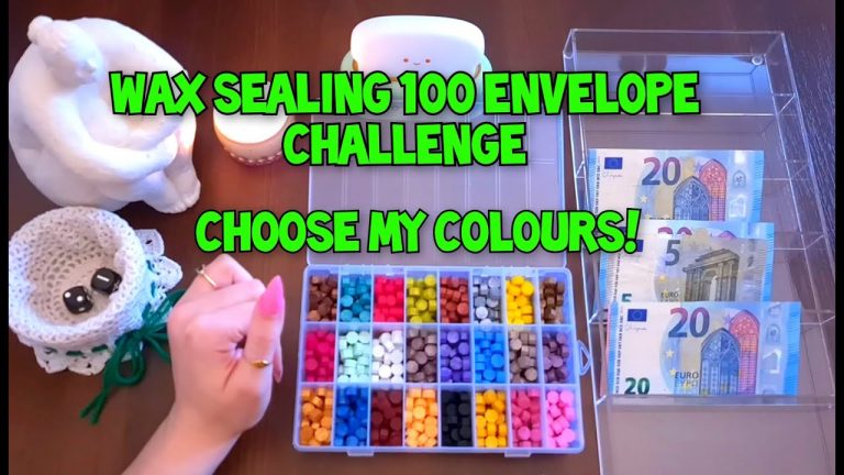 MY BIGGEST BONUS STUFFING EVER! LET’S WAX SEAL MY 100 ENVELOPE CHALLENGE