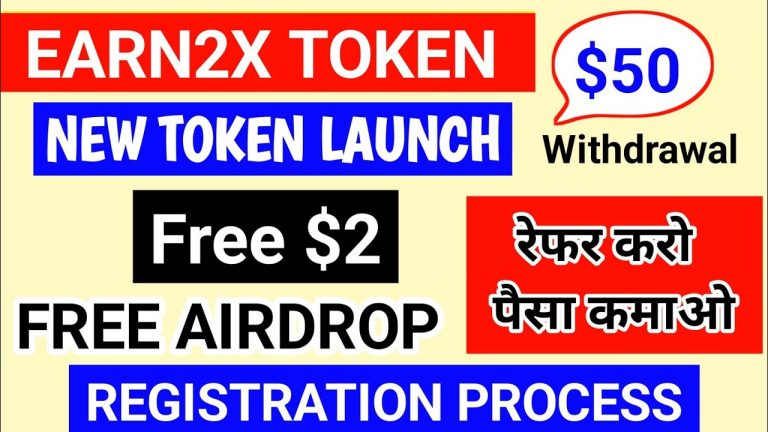 New Launch Earning Website | New Crypto Token Launch $2 Free | Earn2x Token | Earn2x | Crypto