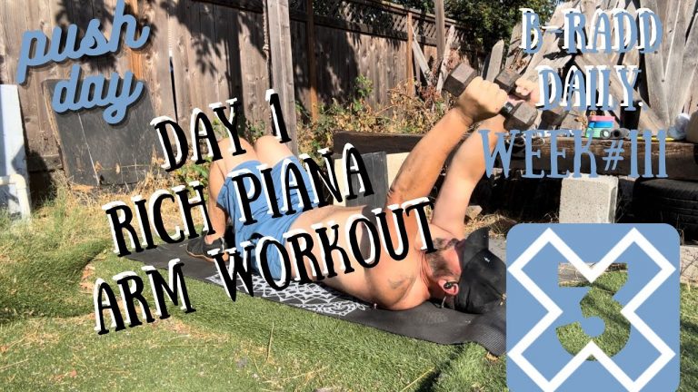 September 19, 2023 week#111 X3. Day 1 of Rich Piana bigger arm workout