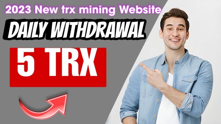 TRX is the safest, most stable and most Earning in 2023. | today’s New trx mining Website