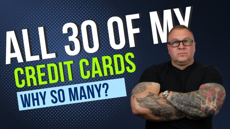 These are ALL my Credit Cards – including Limits