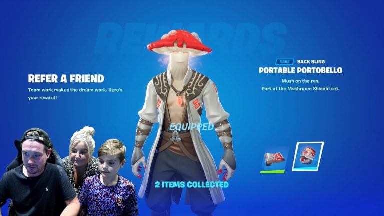 Unlocking NEW FREE Fortnite Redcap Back Bling & NEW FREE Fortnite Skin Bonus Style REEF CAKE FISH