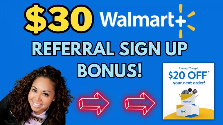 $30 Walmart Plus Referral Sign Up Bonus (Guide)