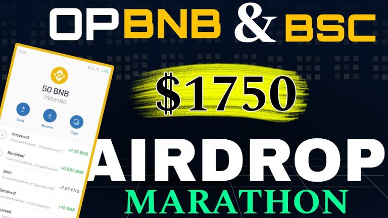 BNB Chain Airdrop Marthon | New Free Crypto Airdrop | Week 1 Guide | opbnb – bsc network #airdrops