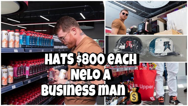 CANELO ALVAREZ OPENS UP A STORE IN MEXICO SELL HATS $800 EACH MORE THAN CHROME HEARTS HATS PLUS MORE