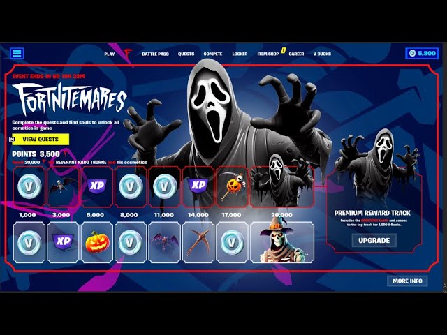 FREE SKINS NOW AVAILABLE! (Fortnitemares 2023)