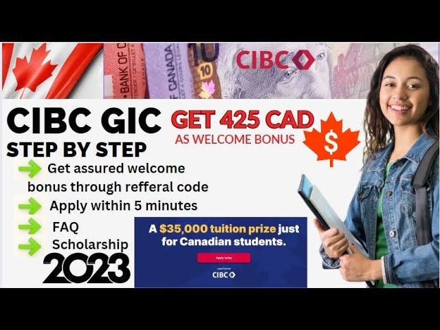 GIC CIBC CANADA STEP BY STEP PROCESS | ENGLISH | how to create CIBC GIC | how to apply | open GIC