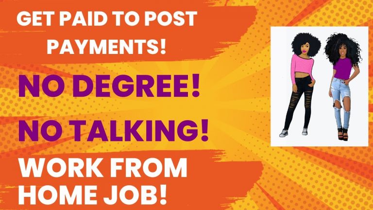 Get Paid To Post Payments! No Talking Non Phone Work From Home Job Remote Job 2023 WFH Job 2023 #wfh