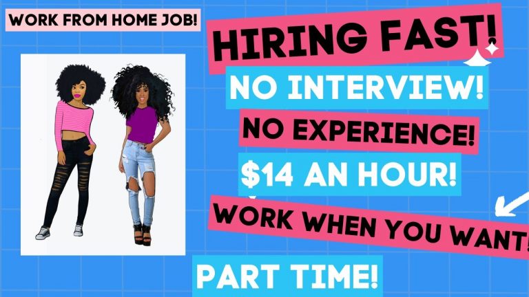 Hiring Fast No Interview Work When You Want No Experience Part Time Work From Home Job $14 An Hour