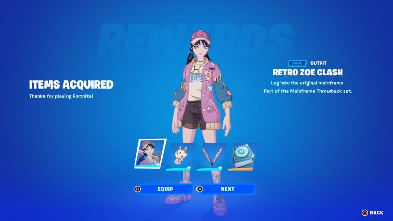 How To Get Retro Zoe Clash Skin Mainframe Throwback Quest Pack For FREE! (Fortnite)