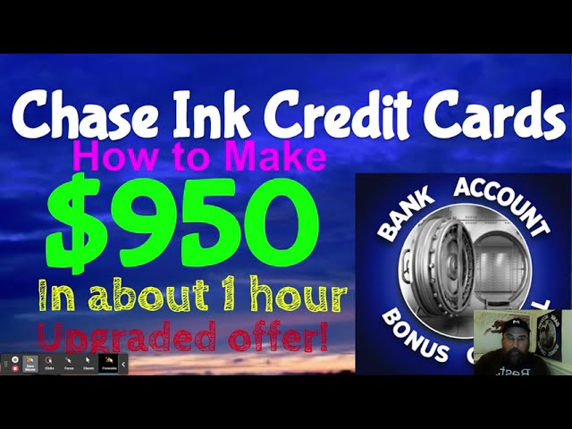 How to make $950 in about 1 HOUR! Chase Ink Cards UPGRADED BONUSES! The Infinite Loop video!