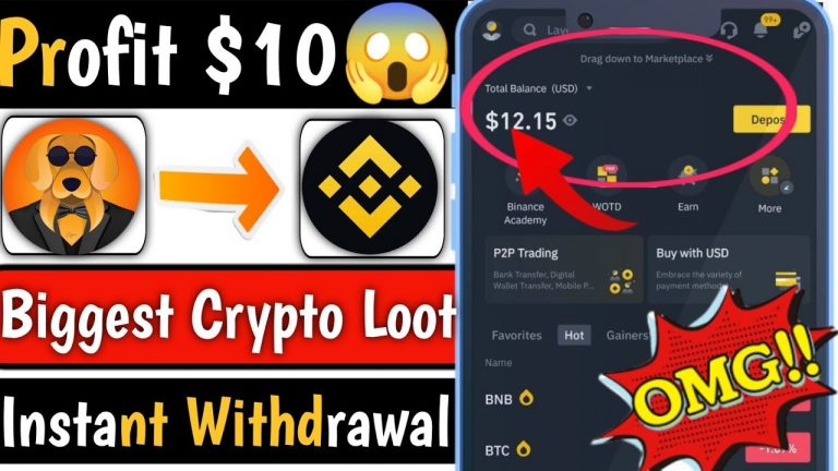 Instant 2$+2$ Unlimited Loot | No Deposit No Kyc| Instant Withdrawal Loot | New Crypto loot Today