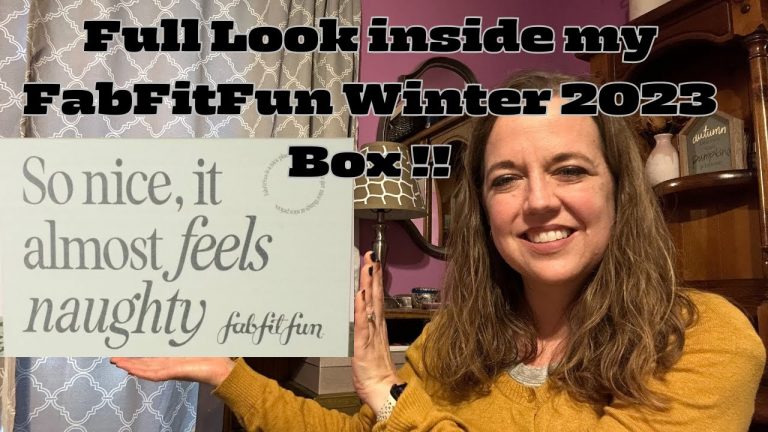 My FabFitFun Winter 2023 Box!! – Everything I’m picking!