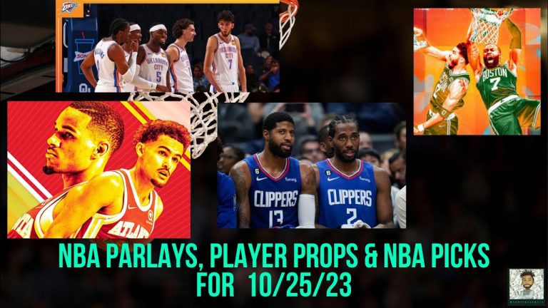 NBA Player Props, Parlay & Picks Today 10-25-23. We Hit A +345 Parlay Yesterday! NBA Picks.