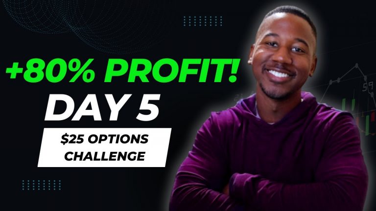 Options Challenge Continues: Day 5 – 80% Profit & Theta Explained