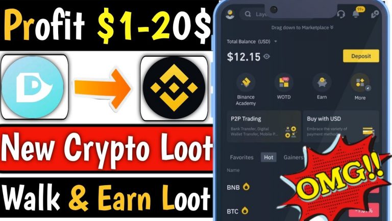 Profit $1-20$ Loot ! New Crypto Loot Today { Instant Withdrawal Loot } Crypto Loot Airdrop 2023