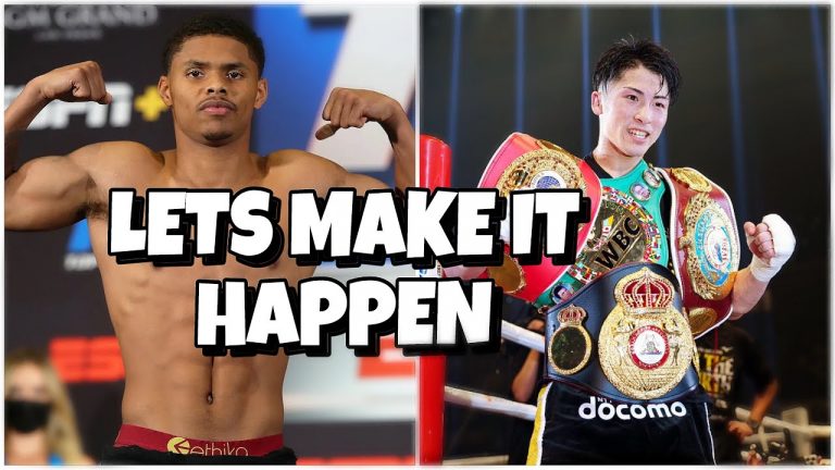 SHAKUR STEVENSON CHALLENGES NAOYA INOUE TO COME TO 135 LETS FIGHT