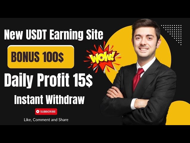 USDT Money Making Website | EarnFree USDT | New USDT Investment Website 2023