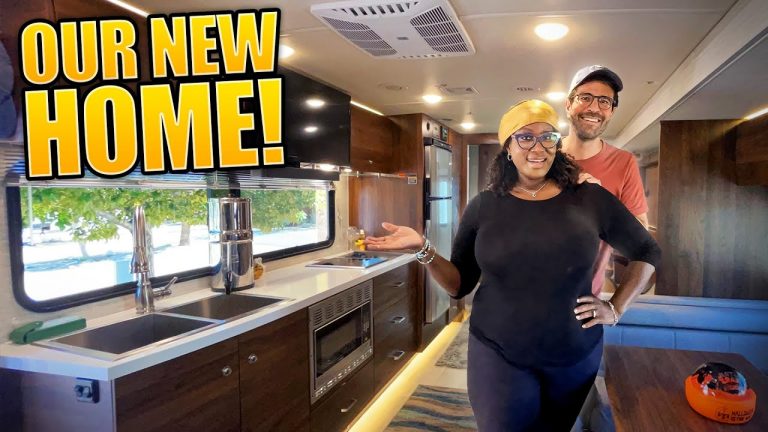 We Swapped Van Life for BRAND NEW Luxury Small RV (RV Tour) – RV LIFE