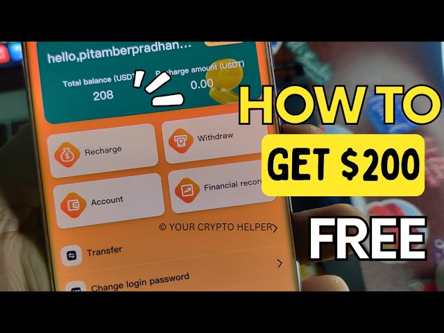 $200free New Usdt Earning SiteUsd Mining Site 2023Without InvestmentUsdt Order grabbing website