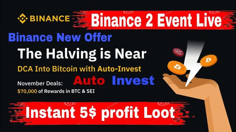 Binance New Offer Today | Clime 5$ Instant | Binance New Event | Auto Invest Binance | Binance Loot