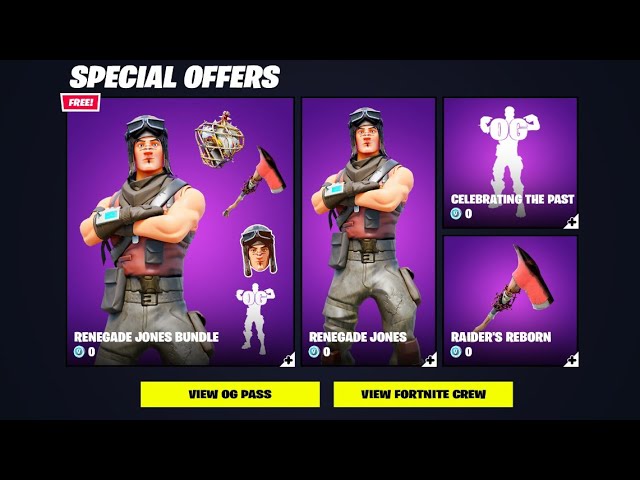 FREE BUNDLE IN FORTNITE SEASON OG!