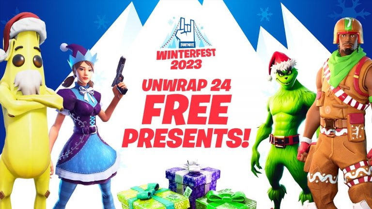 Fortnite Winterfest 2023! (ALL PRESENTS)