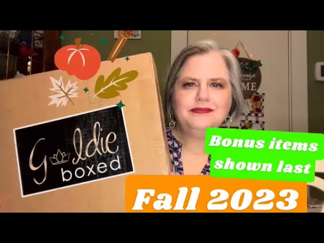 GOLDIE BOXED SUBSCRIPTION BOX | FALL 2023